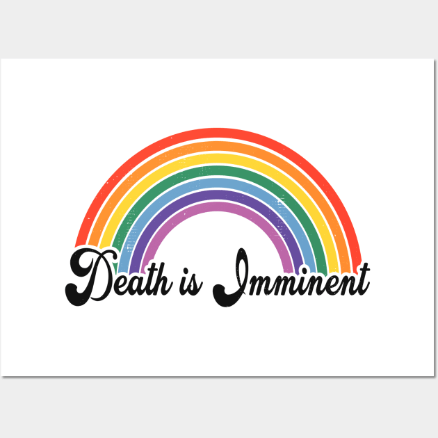 Death is Imminent Rainbow Wall Art by darklordpug